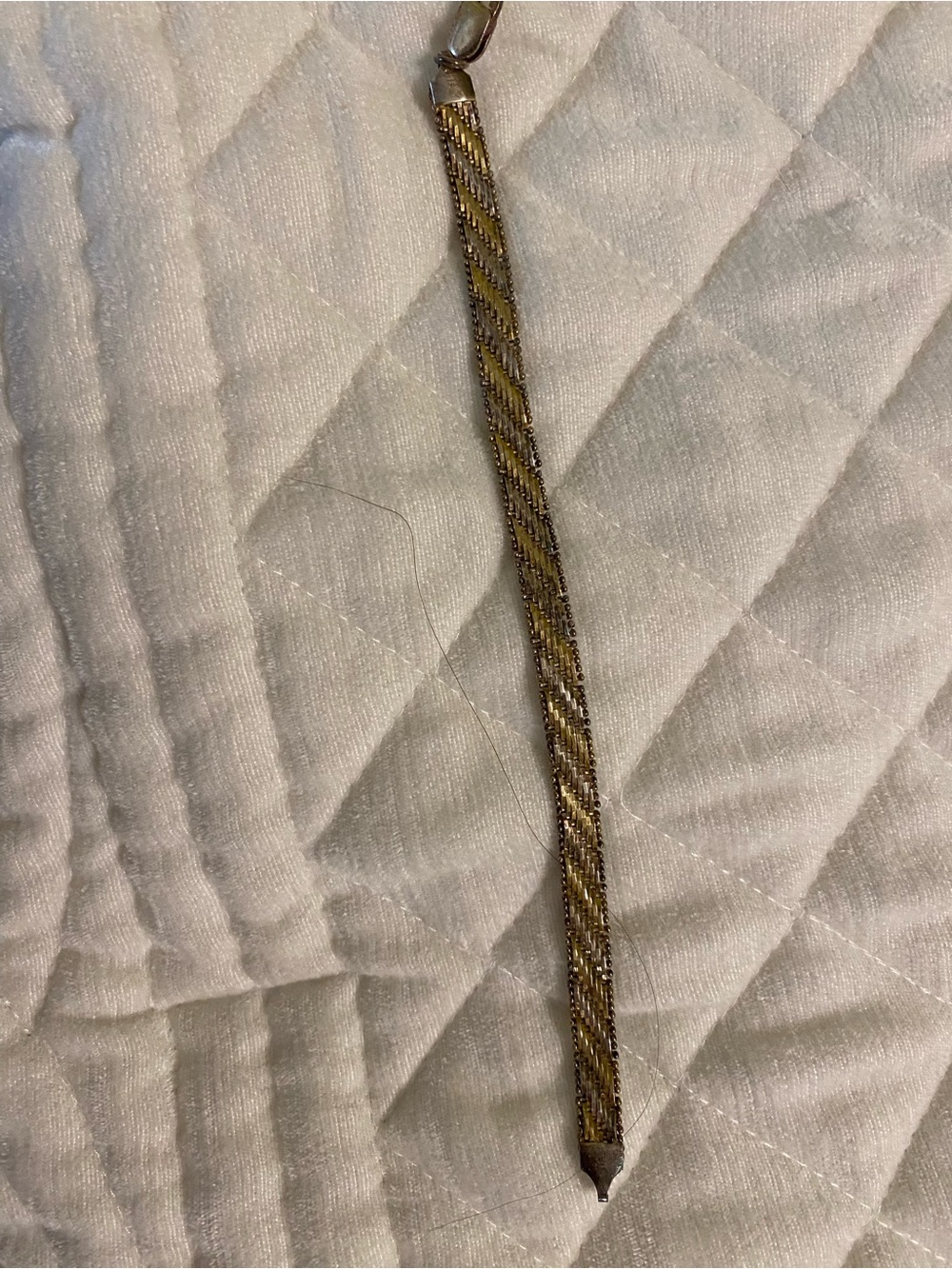 Gold-Tone Braided Chain Bracelet